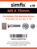 Simfix product label - 966A206070Z-D