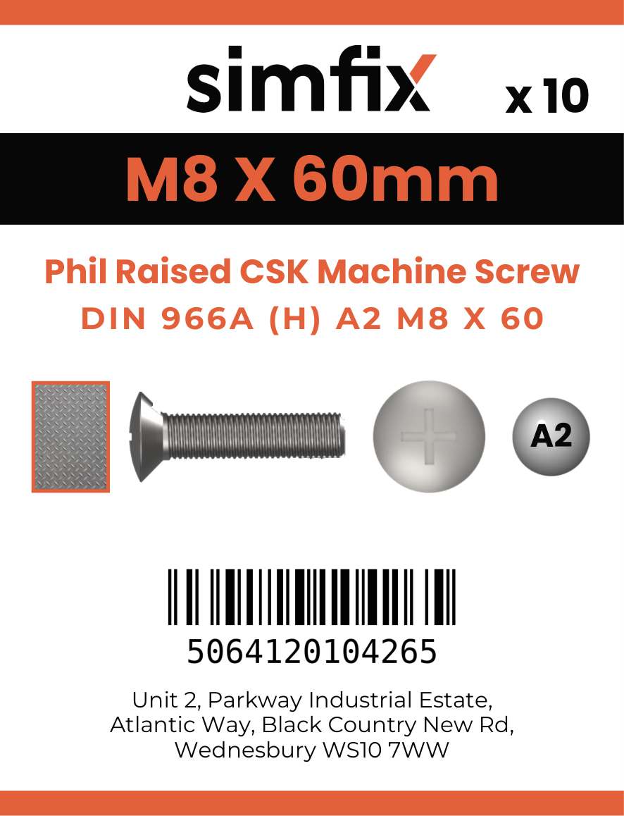Simfix product label - 966A208060-D