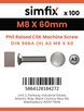 Simfix product label - 966A208060-T