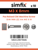 Simfix product label - 966A403008Z-D