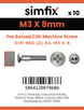 Simfix product label - 966A403008Z-D