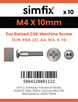 Simfix product label - 966A404010Z-D