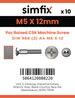Simfix product label - 966A405012Z-D