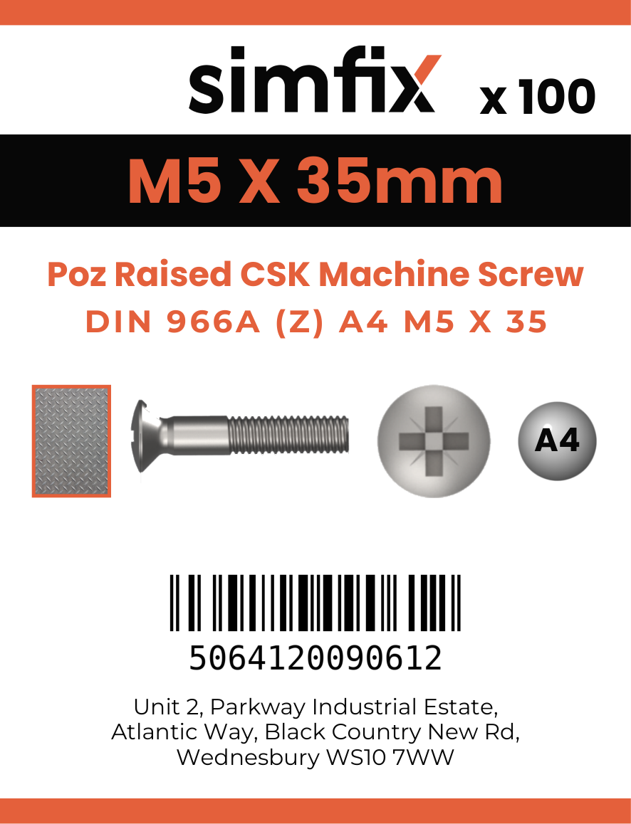 Simfix product label - 966A405035Z-T