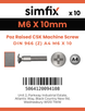 Simfix product label - 966A406010Z-D