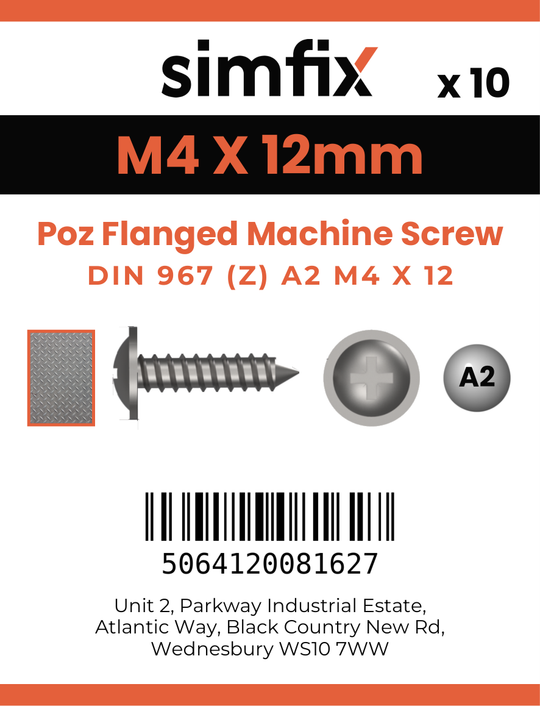 Simfix product label - 967A204012-D