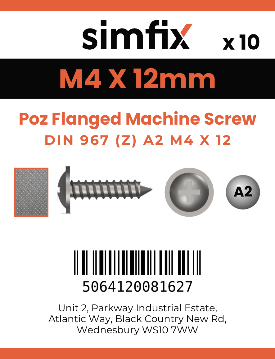 Simfix product label - 967A204012-D