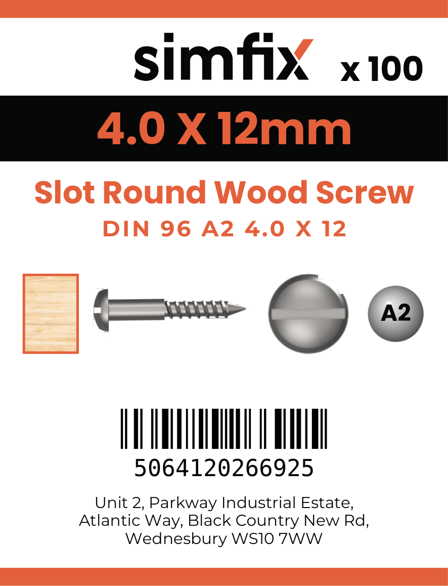 Simfix product label - 96A240012-D