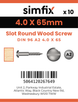 Simfix product label - 96A240065-D