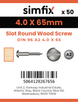 Simfix product label - 96A240065-T