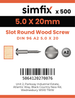 Simfix product label - 96A250020-T