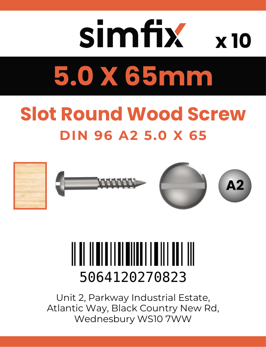 Simfix product label - 96A250065-D