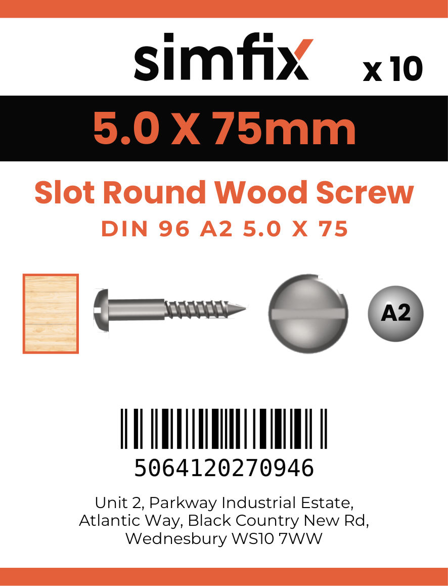 Simfix product label - 96A250075-D