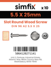 Simfix product label - 96A255025-D