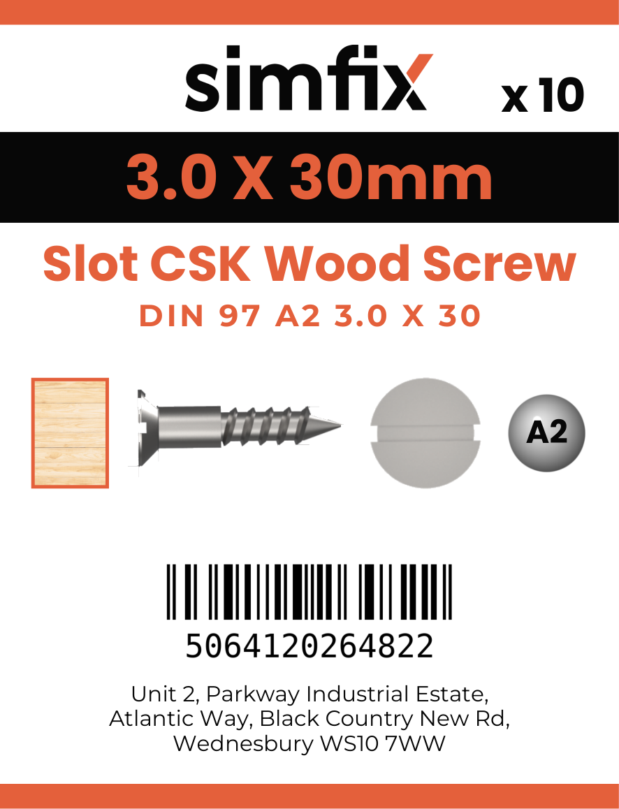 Simfix product label - 97A230032-D