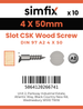 Simfix product label - 97A240050-D