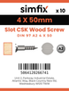 Simfix product label - 97A240050-D