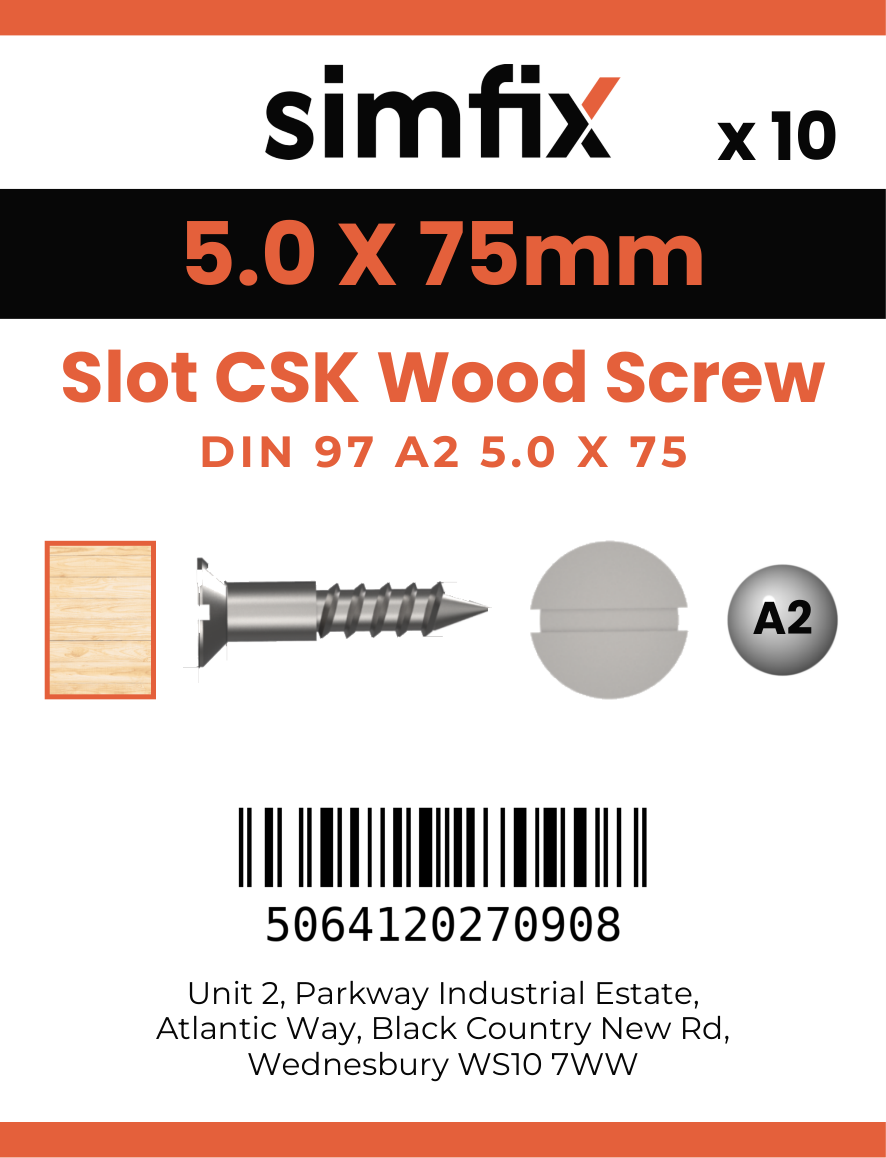Simfix product label - 97A250075-D