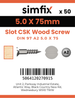 Simfix product label - 97A250075-T