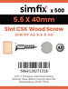 Simfix product label - 97A255040-T