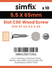 Simfix product label - 97A255065-D