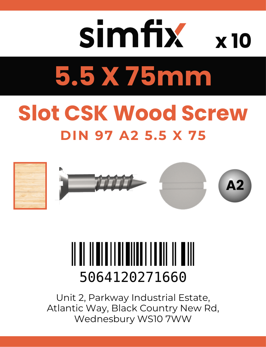 Simfix product label - 97A255075-D