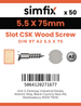 Simfix product label - 97A255075-T
