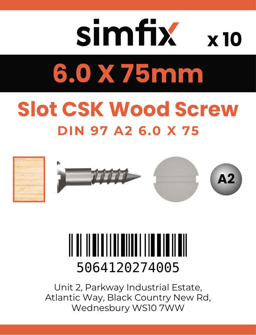 Simfix product label - 97A260075-D