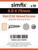 Simfix product label - 97A260075-D