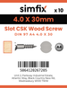 Simfix product label - 97A440030-D