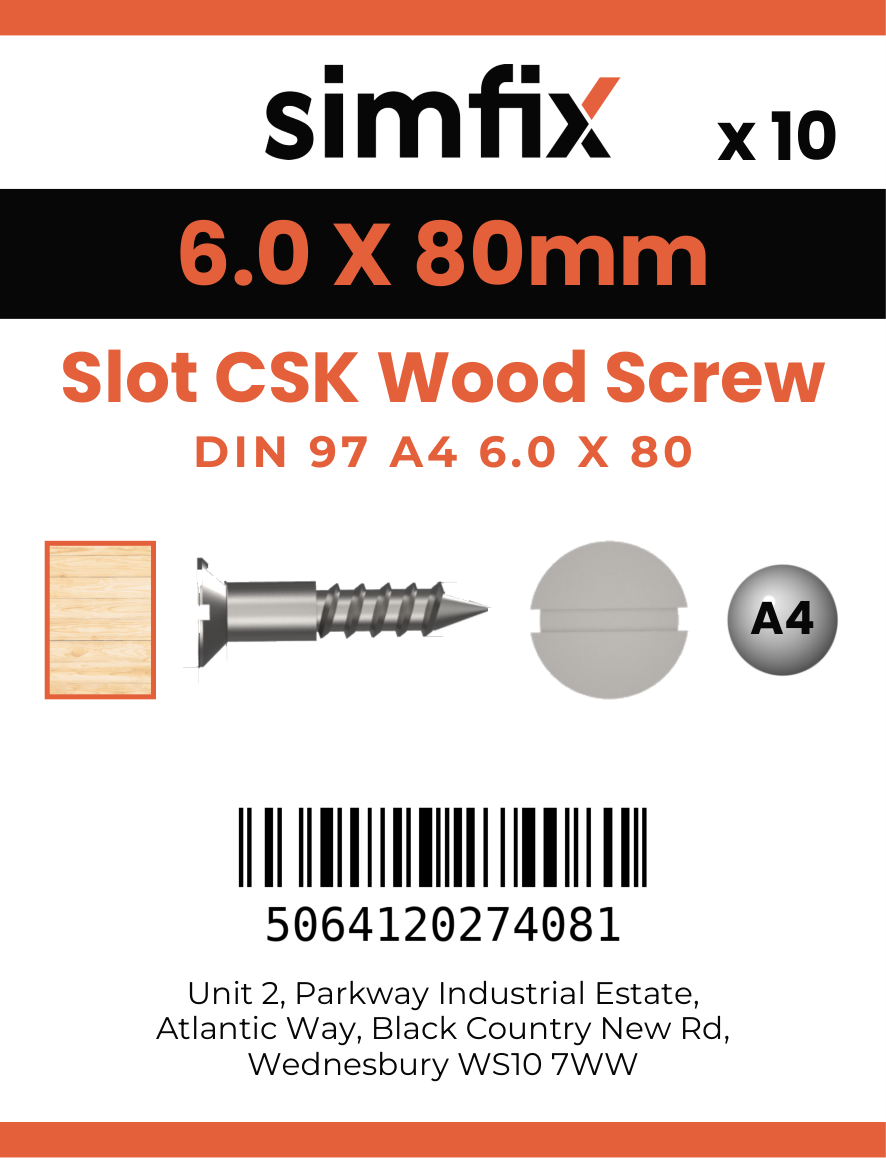 Simfix product label - 97A460080-D