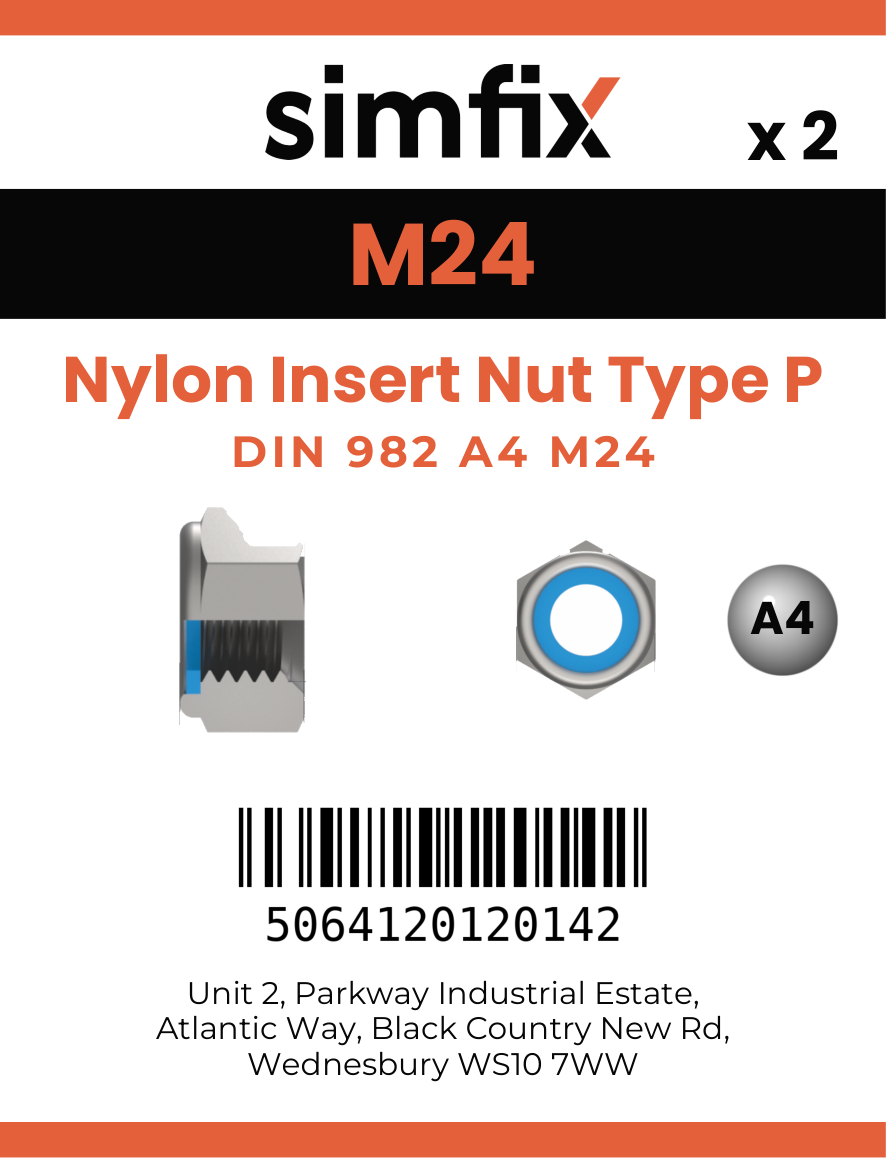 Simfix product label - 982A424-D