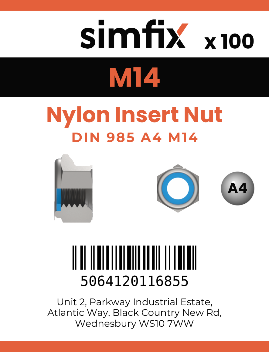Simfix product label - 985A414-T