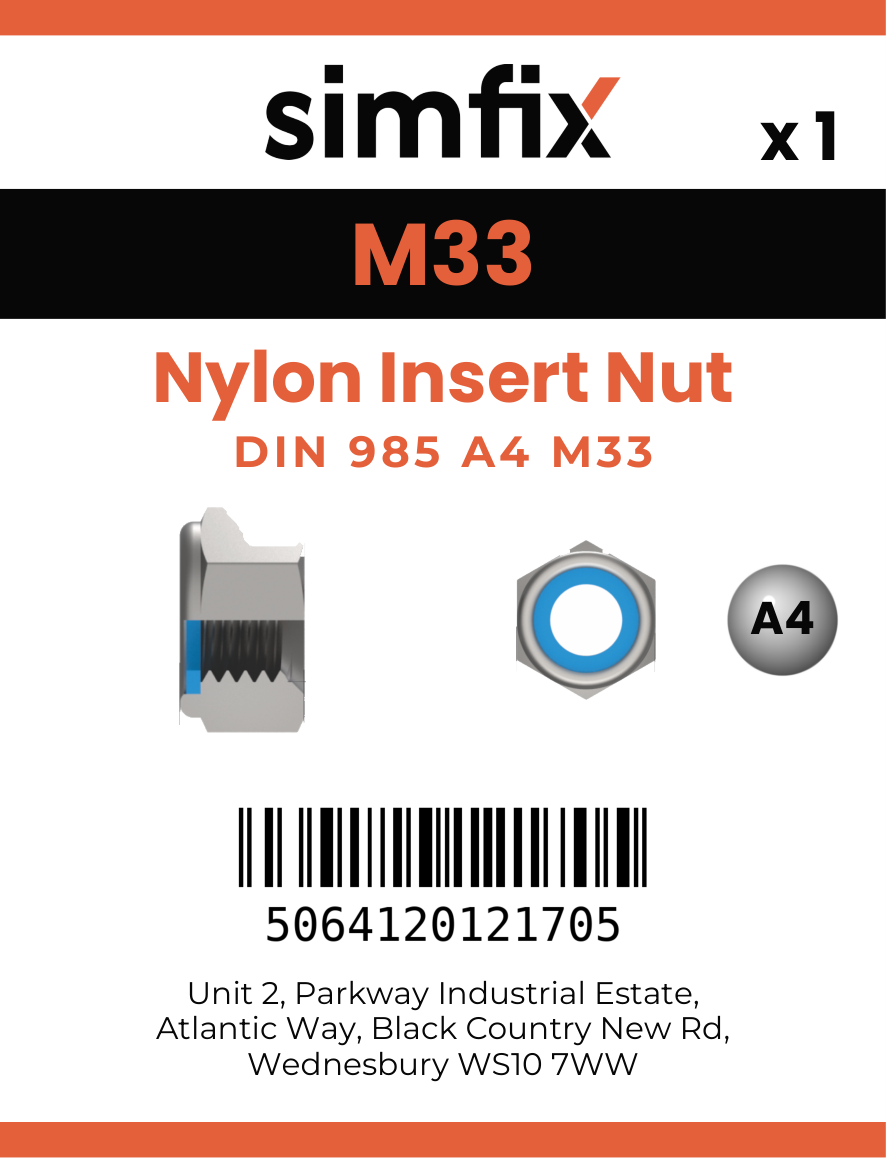 Simfix product label - 985A43380-D