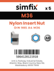 Simfix product label - 985A436-T