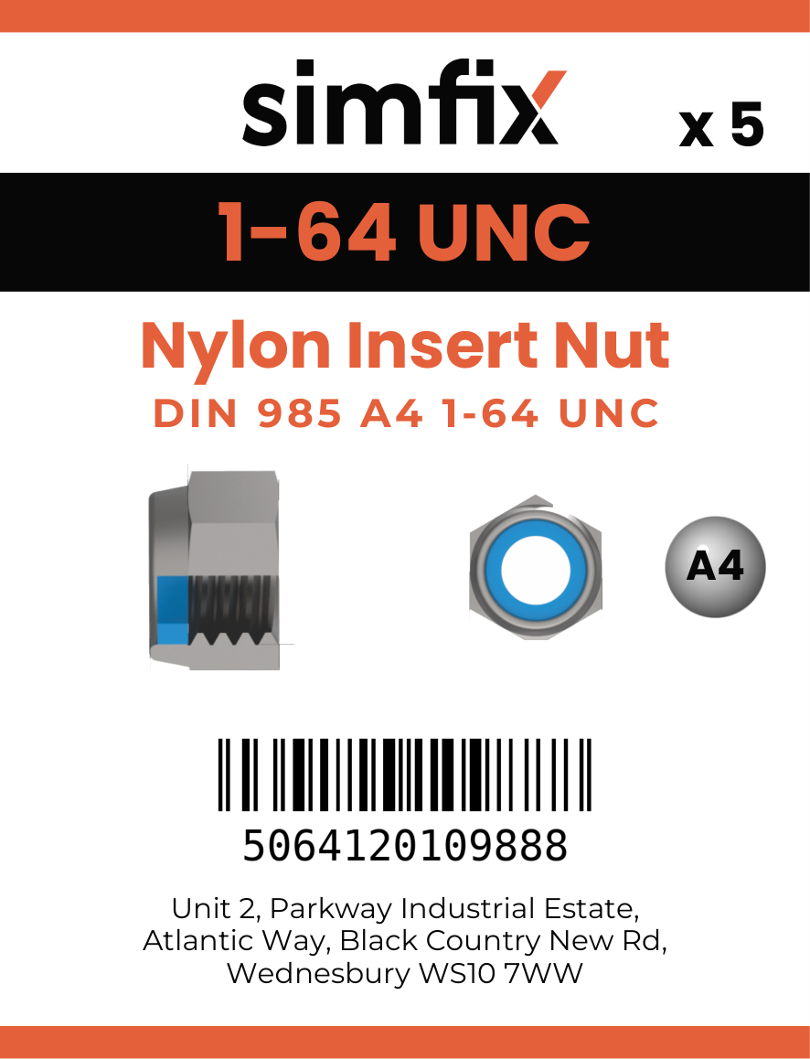 Simfix product label - 985UA41-D