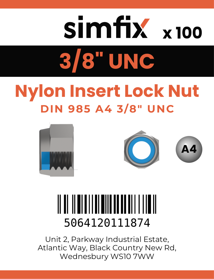 Simfix product label - 985UA438-T