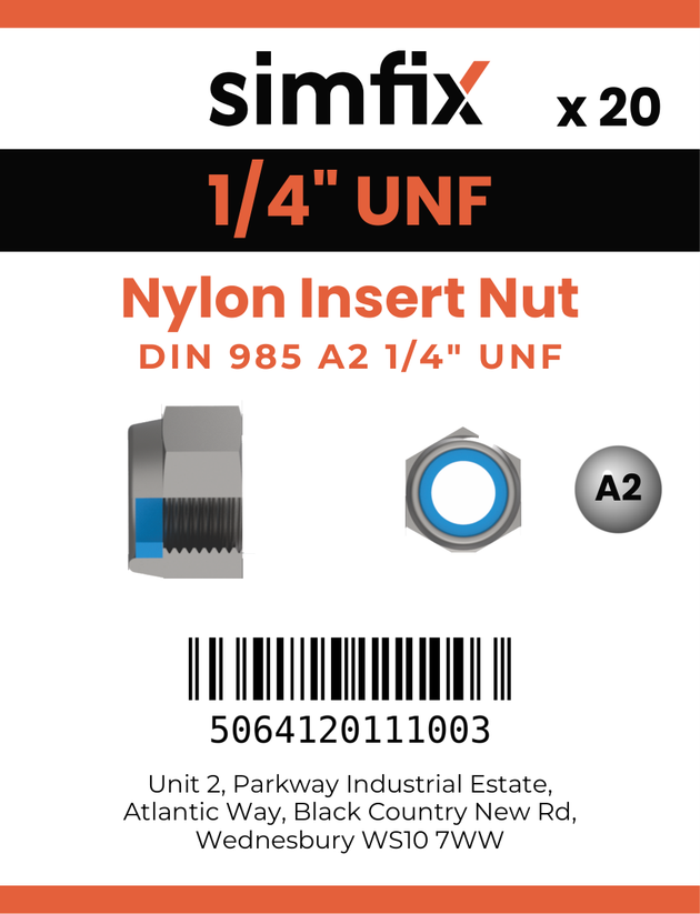 Simfix product label - 985UFA214-D