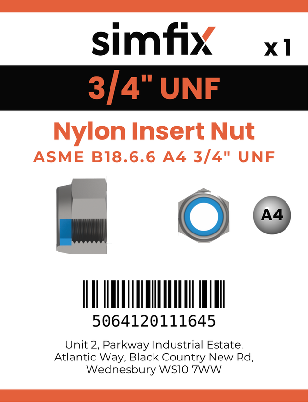Simfix product label - 985UFA434-D