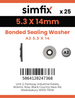 Simfix product label - BRGA205314-D