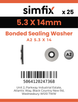 Simfix product label - BRGA205314-D