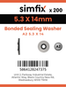 Simfix product label - BRGA205314-T