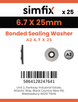 Simfix product label - BRGA206725-D