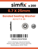 Simfix product label - BRGA206725-T