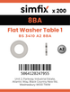 Simfix product label - BS3410A2T18BA-T
