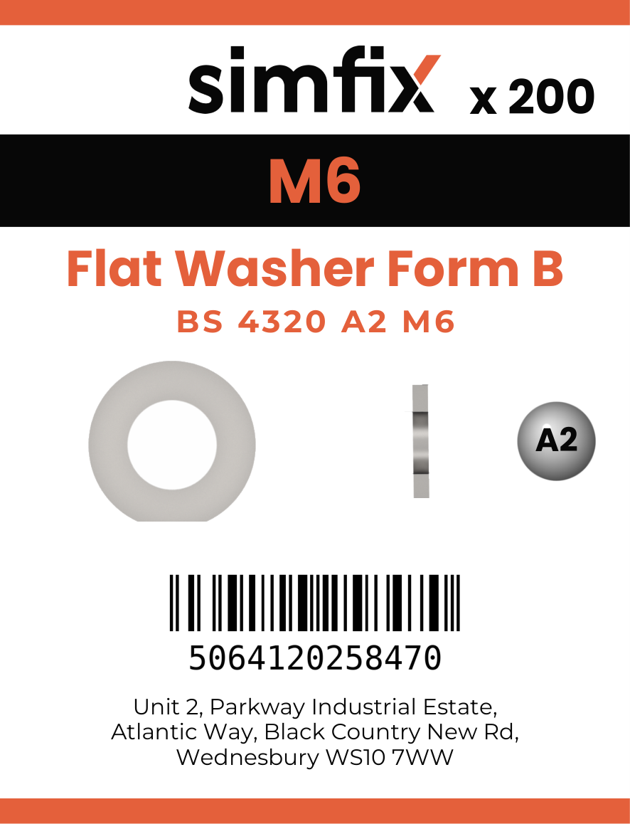 Simfix product label - BS4320A206-T