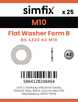 Simfix product label - BS4320BA2105-D