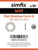 Simfix product label - BS4320BA2400-T