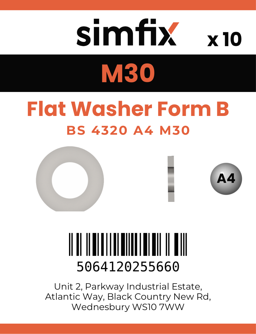 Simfix product label - BS4320BA430-D