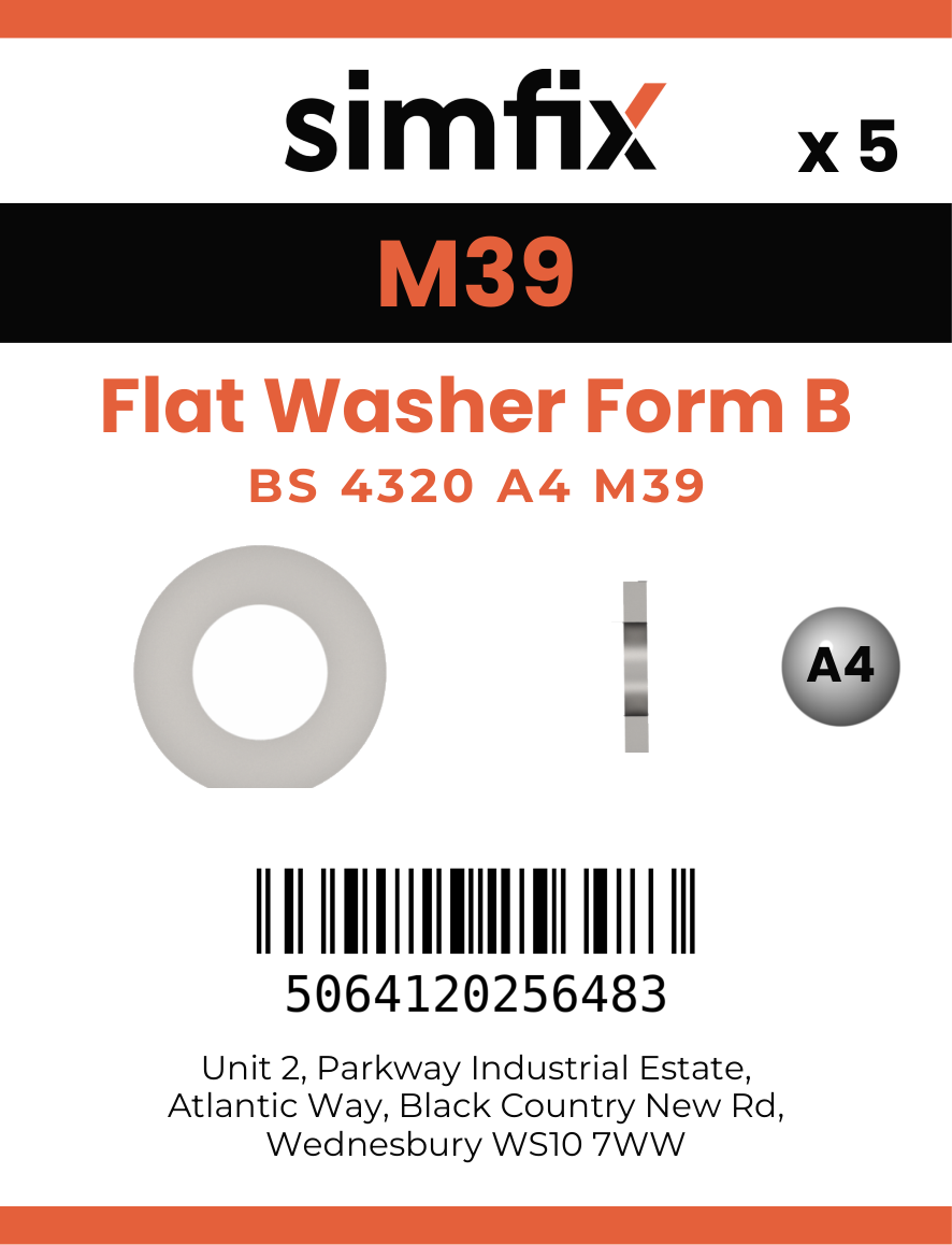 Simfix product label - BS4320BA439-D